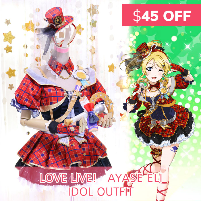 LoveLive Ayase Eli Idol cosplay costume sale