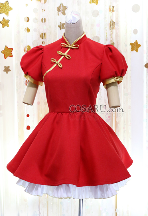 Cosaru Ranma 1/2 Shampoo Maid Lolita Dress Cosplay Costume